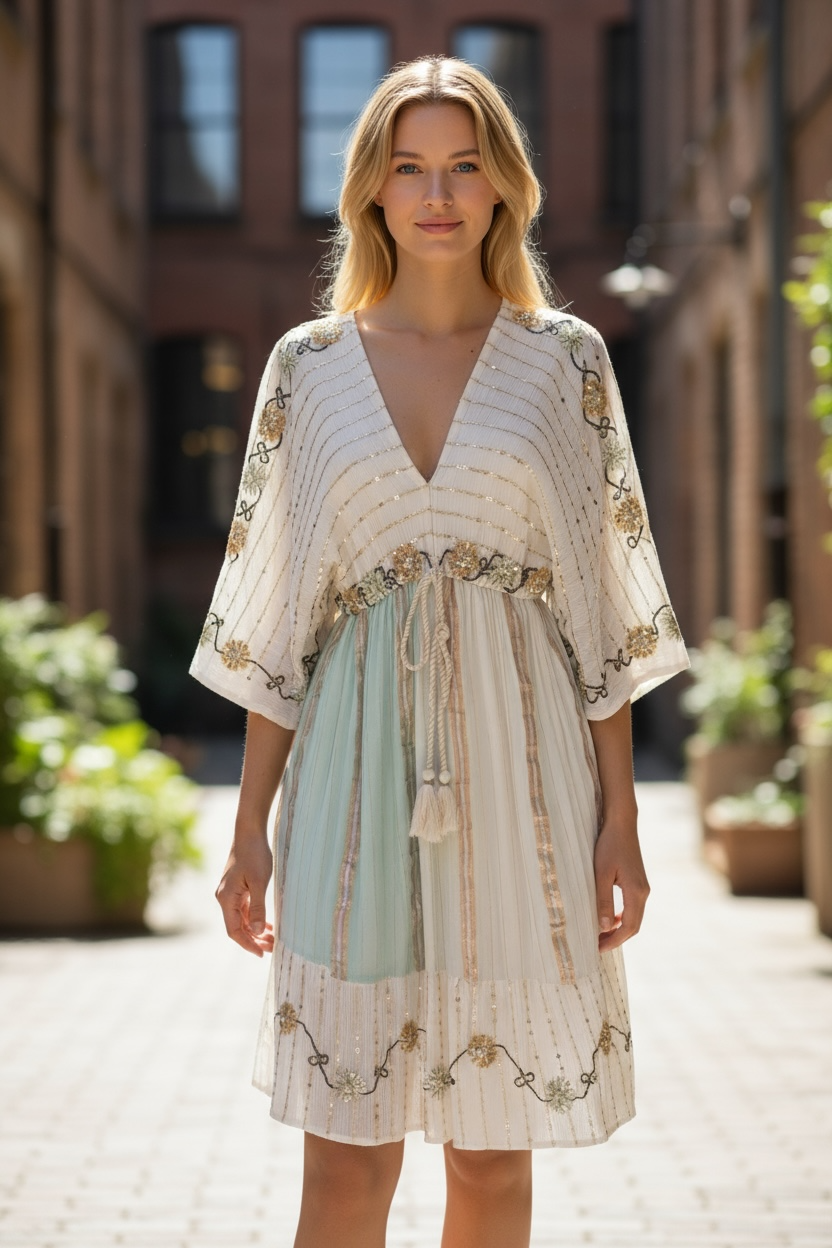 Vestido 100%algodon